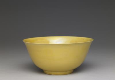 图片[2]-Bowl with yellow glaze, Qing dynasty, Kangxi reign (1662-1722)-China Archive